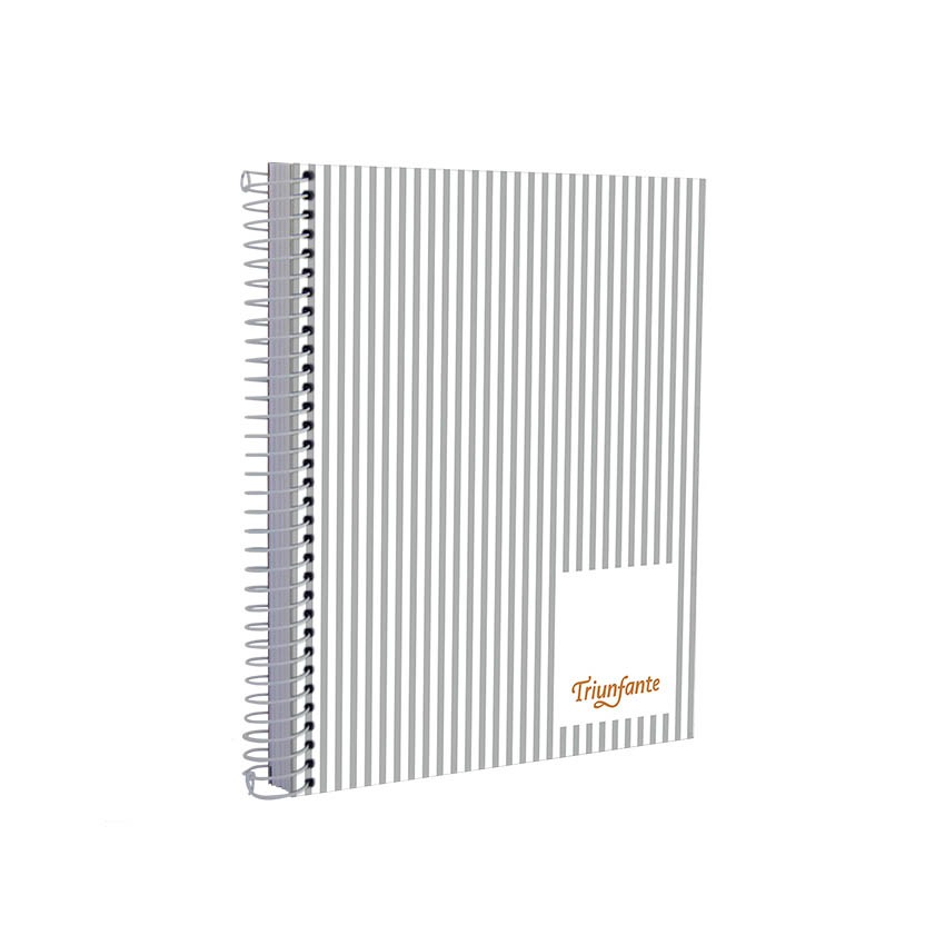 CUAD.16x21 C/ESP.100HR.T/D. RAYAS GRIS TRIUNFANTE