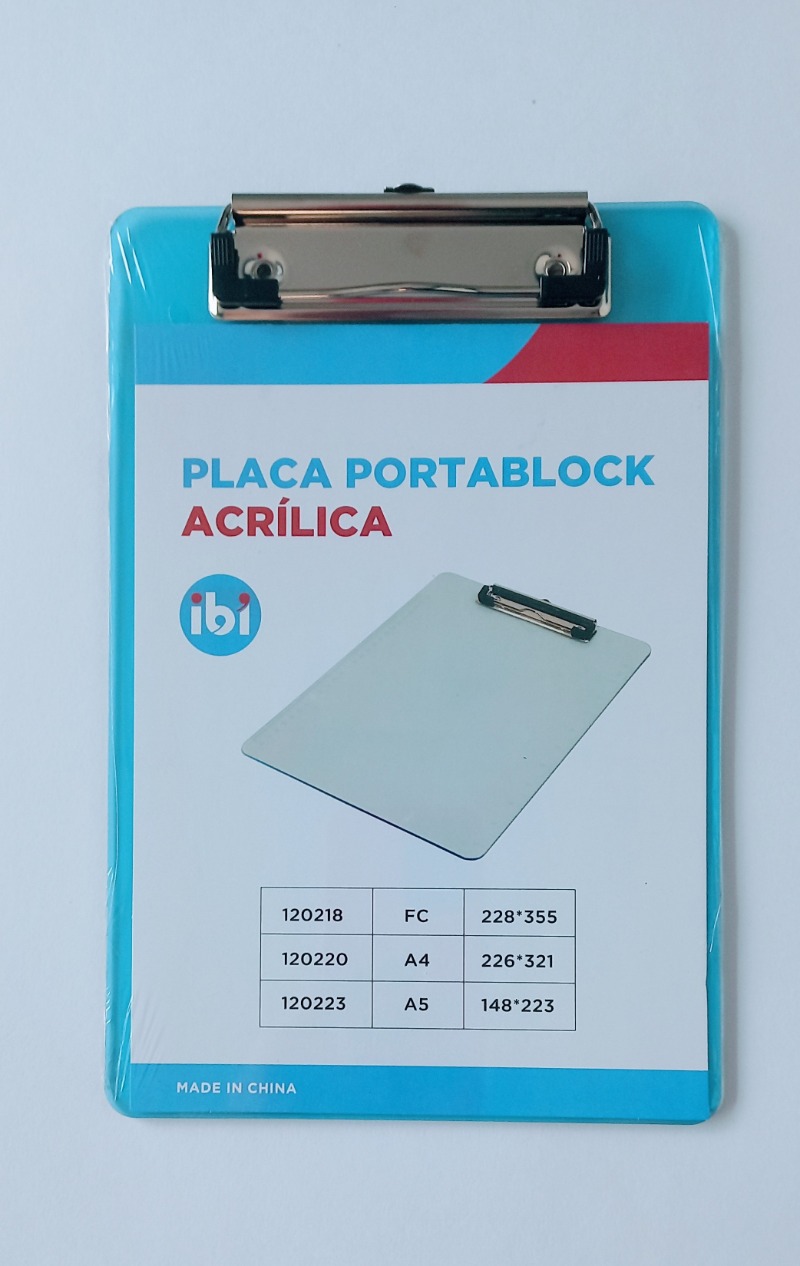 PORTABLOCK ACRILICO A-5 ESQUELA IBI