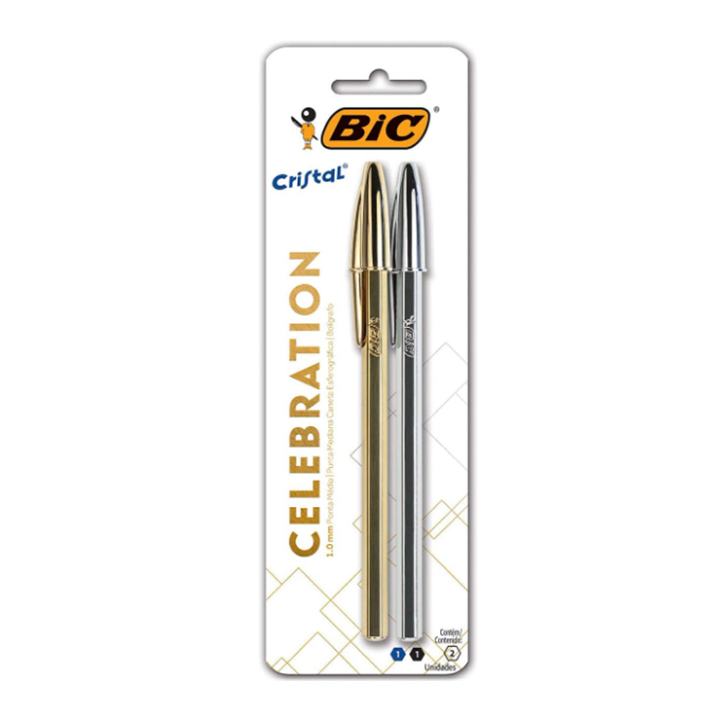 BLISTER X 2 BOLG. CELEBRATION CRISTAL BIC