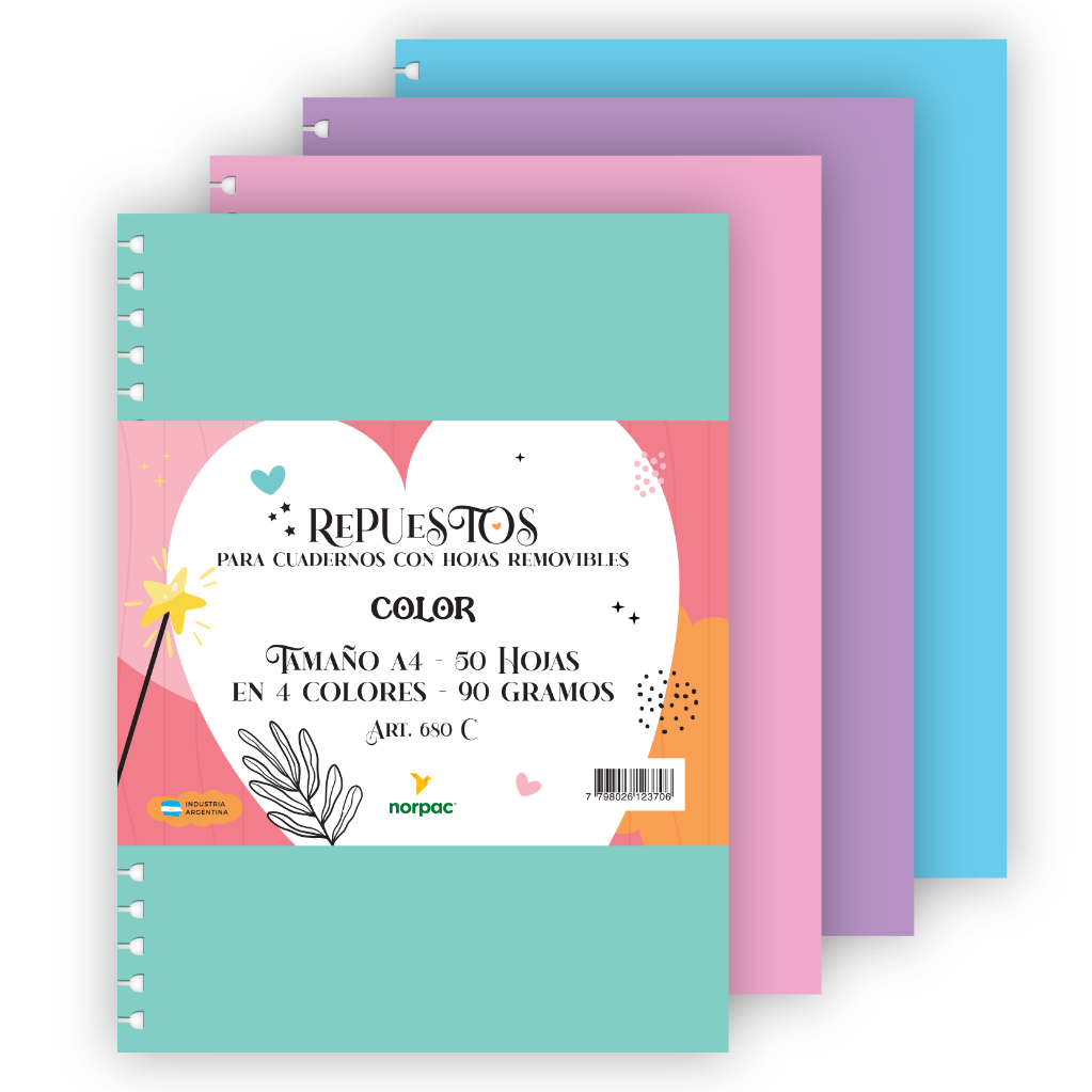 REPUESTO A5 x50HL. COLOR P/CUAD.INTELIGENTE 