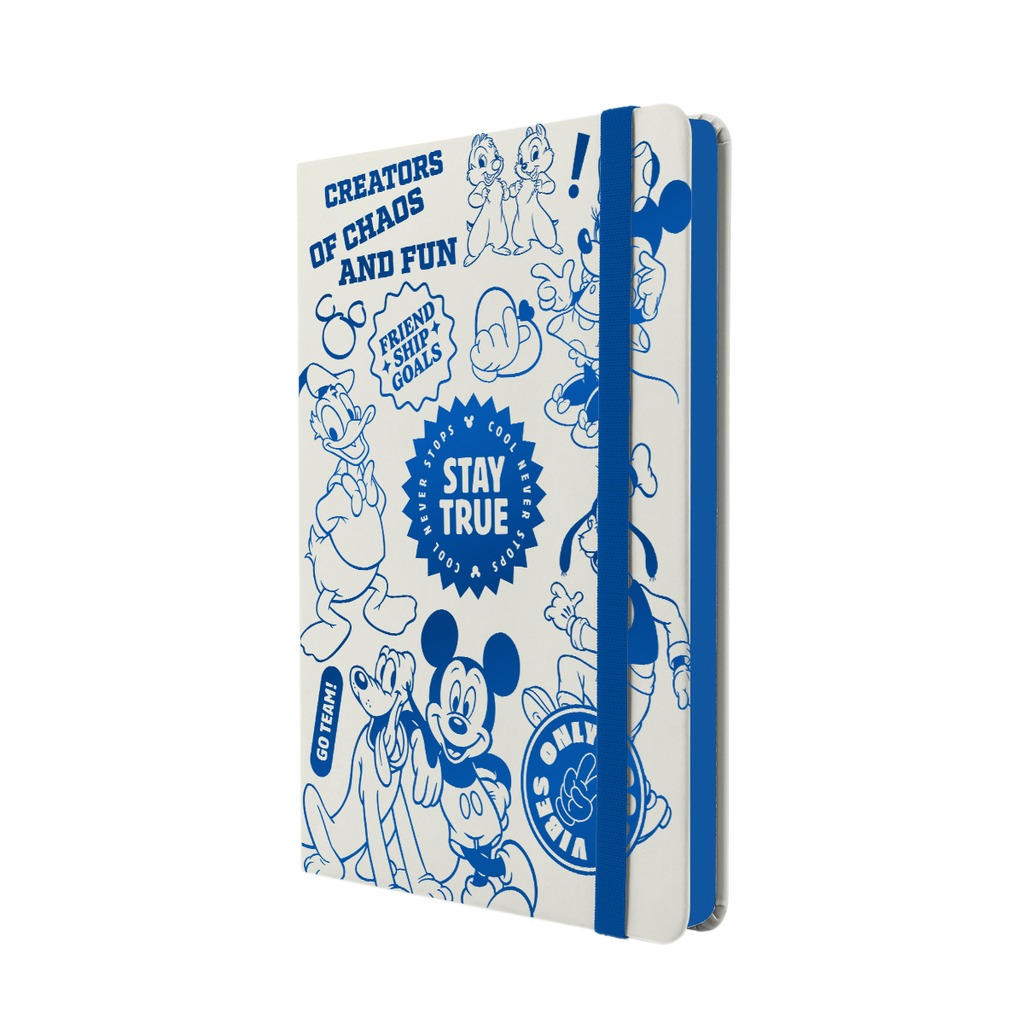 CUAD. A5 T/D 80hj RAYADO MICKEY & FRIENDS MOOVING