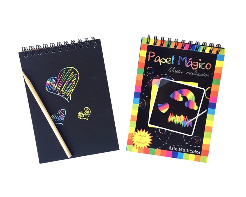 PAPEL MAGICO LIBRETA C/ESPIRALyLAPIZ