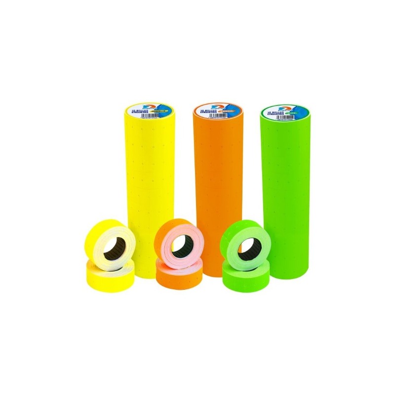ROLLO ETIQUETAS 1 cabezal fluo MOTEX