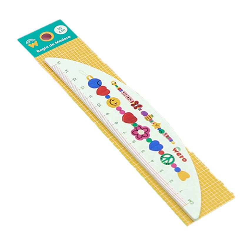 REGLA 15cm. MADERA SUPER YEAH