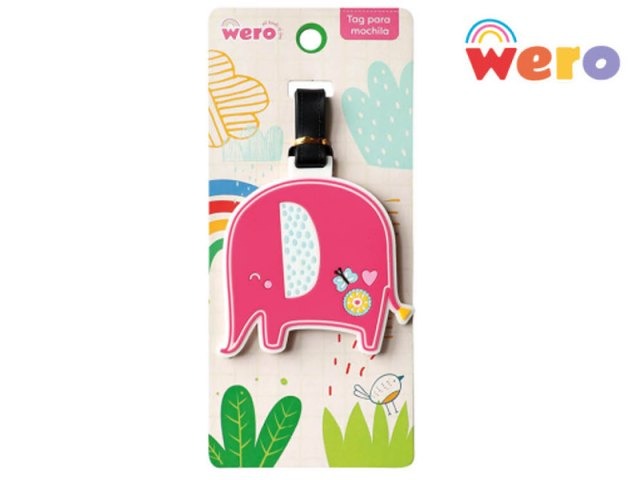 TAG DE SILICONA P/ MOCHILA LITLR WILD.