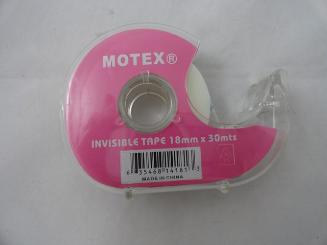 CINTA INVISIBLE 18mmx30m.c/portarrollo