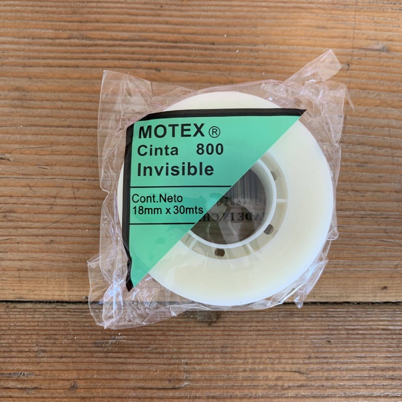 CINTA INVISIBLE 18mmx30m.MOTEX 800