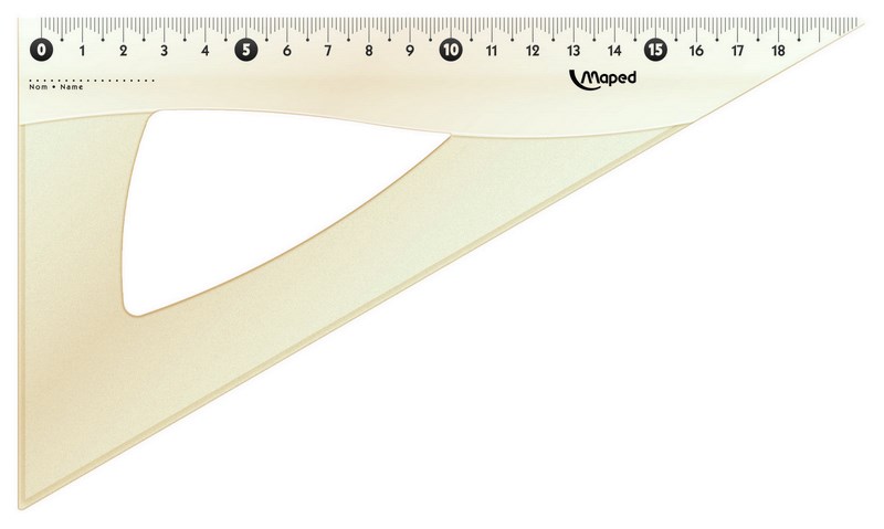 ESCUADRA 20cm.60* ESCOLAR MAPED