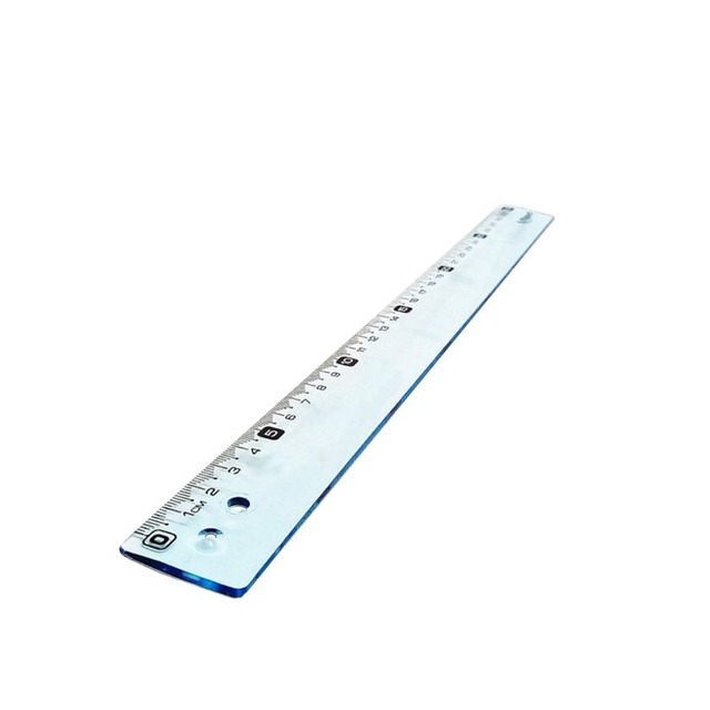MAPED*REGLA CRISTAL 30CM.ESCOL.