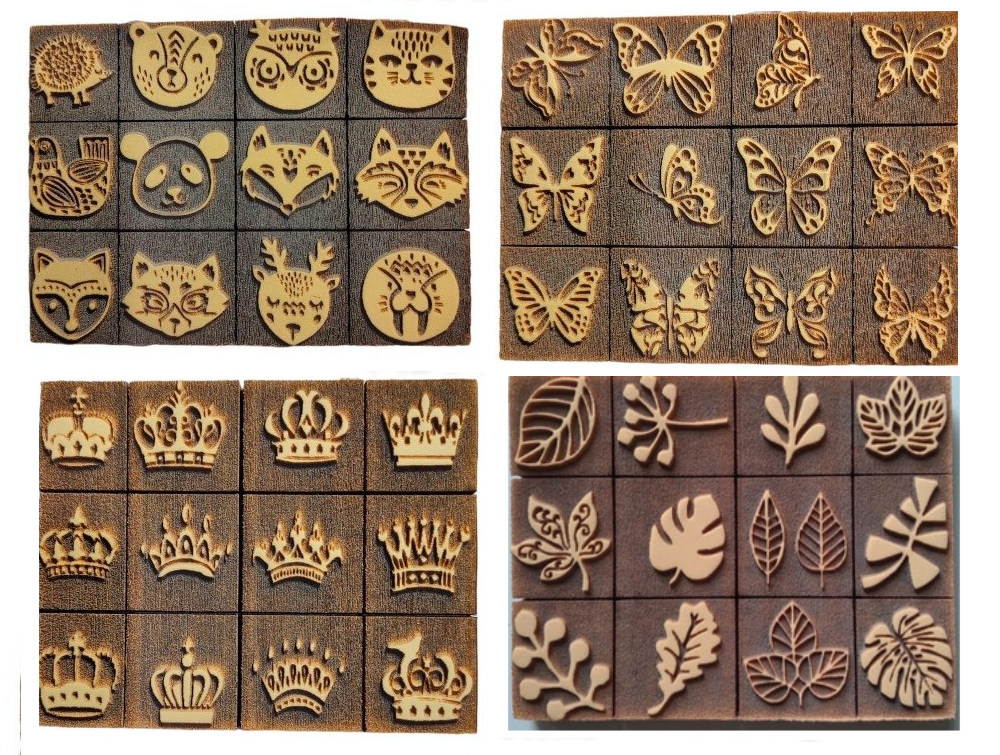 SELLO DECORATIVO *XS* x12u.5 a7cm. APROX.