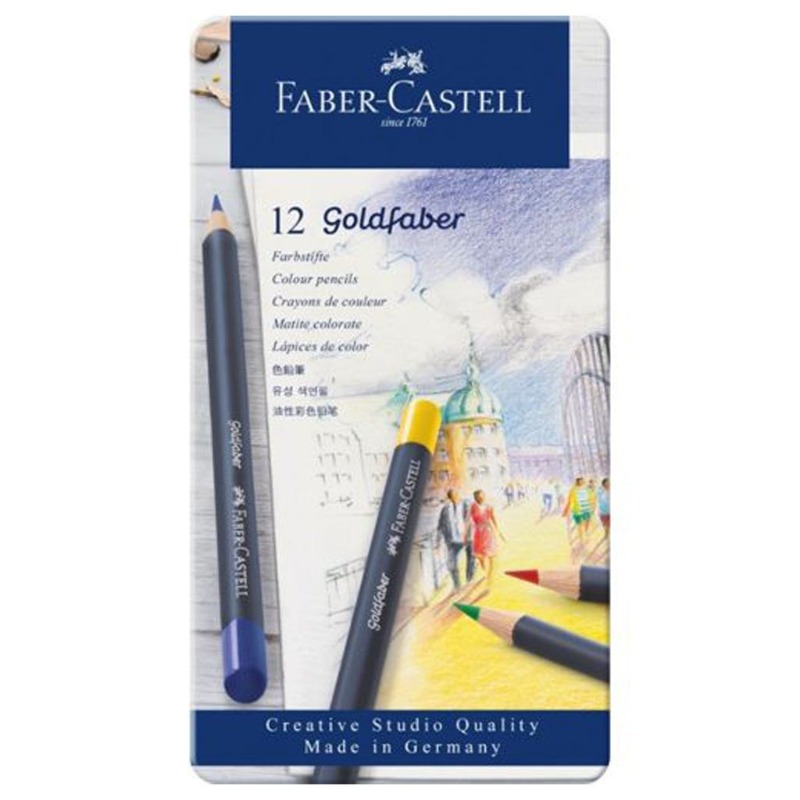LAP.COLORESx12u. CAJAS DE LATA  GOLFABER