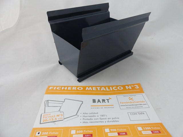 FICHERO N*3 P/300 FICHAS FG