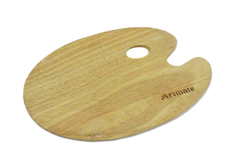 PALETA MADERA PINTOR 30x40cm.