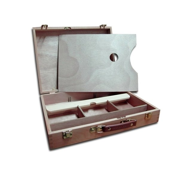 CAJA C/ATRILyPALETA 42x36x5.6cm.