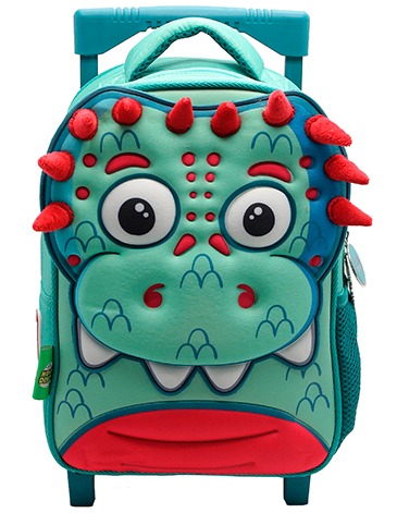 MOCHILA C/CARRO 12* MUNDO DINOS.