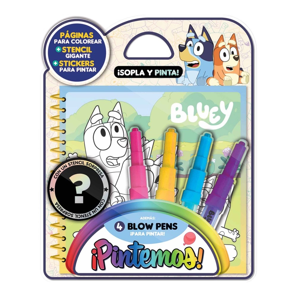 PINTEMOS + LIBRO PINTAR N*2 BLUEY