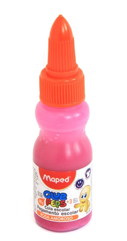 ADHESIVO 30cc.COLOR ROSA MAPED 