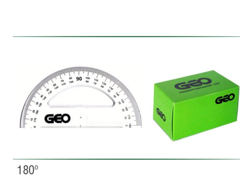 TRANSPORTADOR 180* ESCOLAR GEO