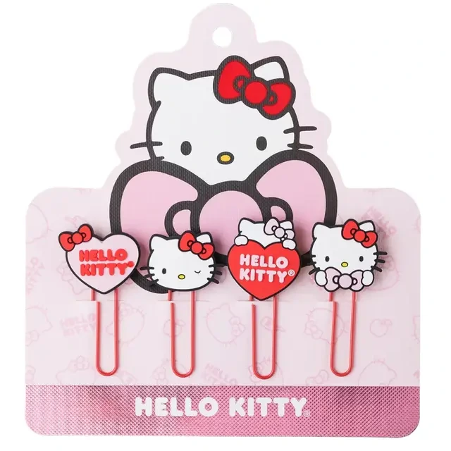 BROCHES CLIP C/FORMA x5u. H.KITTY