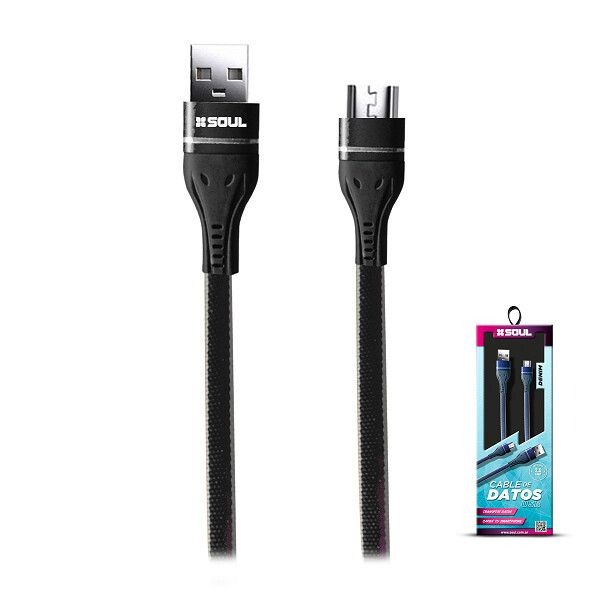 CABLE DE DATOS DENIM lightning 1.2m IPH6 SOUL