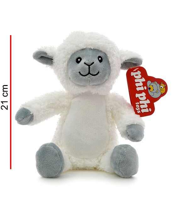 PELUCHE  OVEJA 21cm SENTADO. PHI PHI