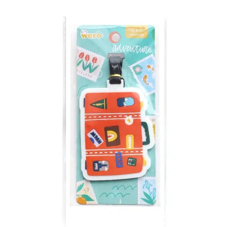 TAG DE SILICONA P/ MOCHILA ADVENTURE.