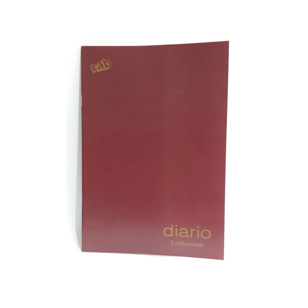 CUAD.DIARIO 3col.17X26cm.40pag.T/FLEX.RAB