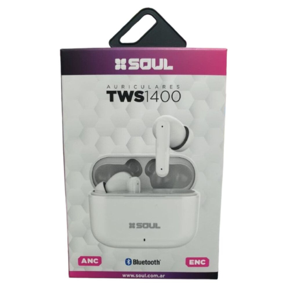 AURICULAR TWS 1400 BLANCO BLUETOOTH.SOUL