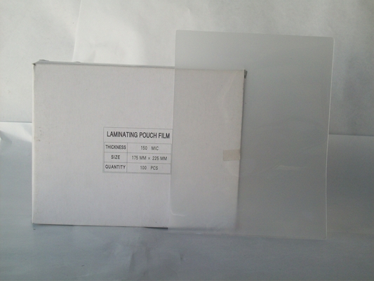 LAMINA PLASTIF.CALIENTE 150mc.1/2 of 175x225x100u.