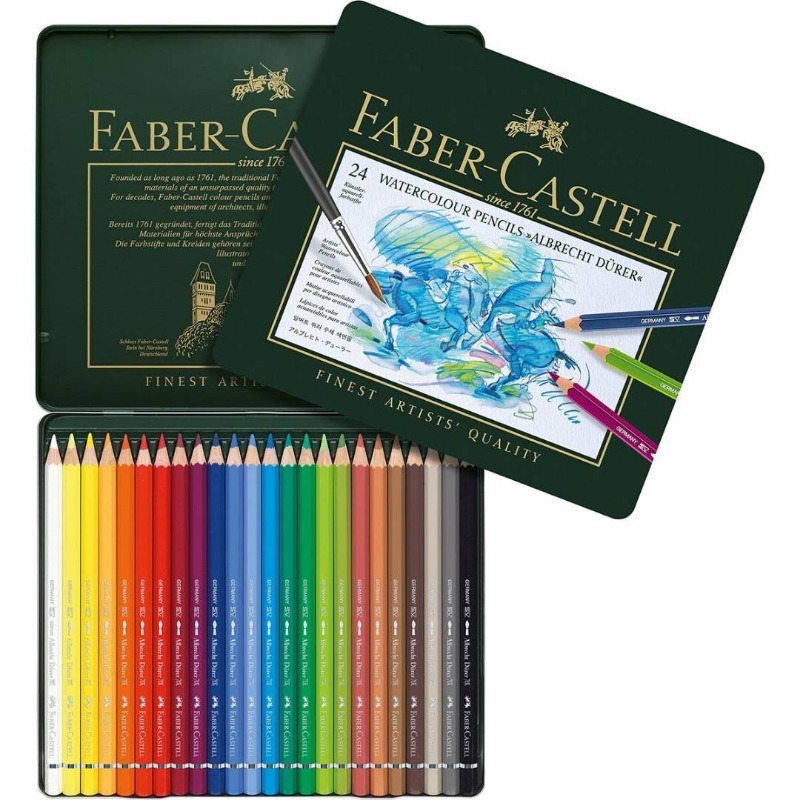 LAP.COLORES x24u.ACUARELABLE F.CASTELL