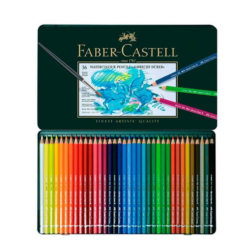 LAP.COLORES x36u.ACUARELABLE F.CASTELL