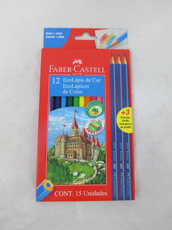 LAP.COLORESx12u.LARGOS ECOLAP.IZ F.CASTELL