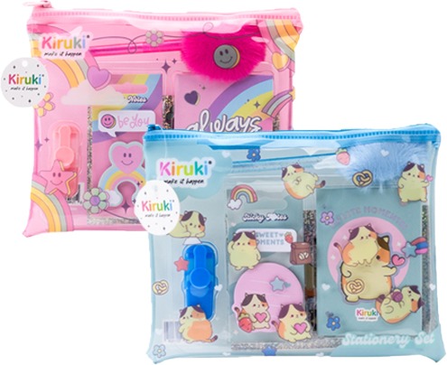 SET ESCOLAR STATIONARY SET RAINBOW & CATS