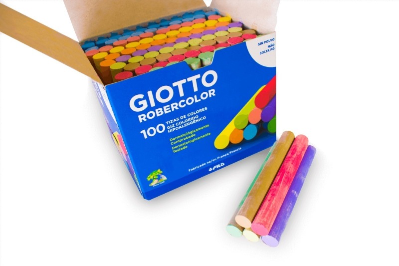 TIZAS COLORESx100u.ROBERCOLOR GIOTTO
