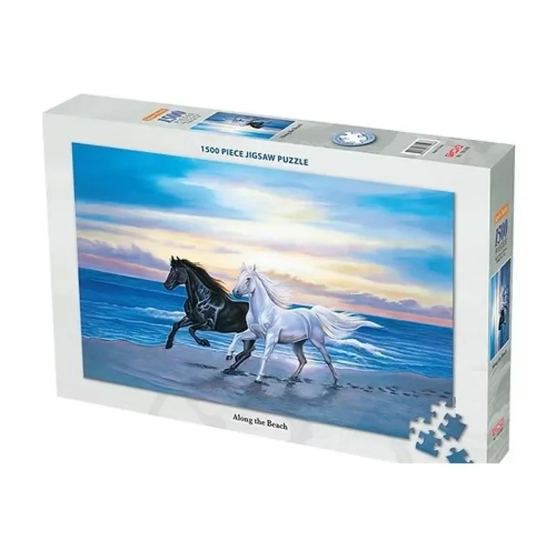 PUZZLE DE 1500 PZAS.CORRIENDO EN LA PLAYA