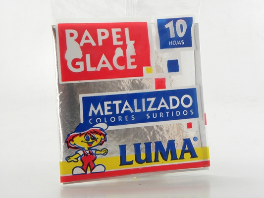 PAPEL GLASE x10hjs.METALIZADO