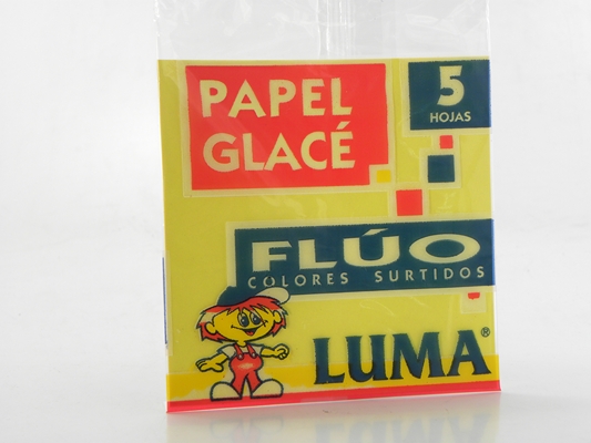PAPEL GLASE x5hjs.FLUO