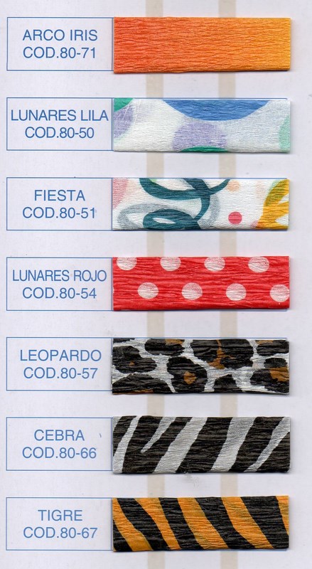 PAPEL CREPPE 50cm.x2m.FANTASIA 1028