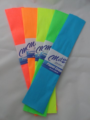PAPEL CREPPE 50cm.x2m.FLUO 1028