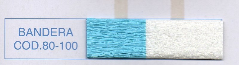 PAPEL CREPPE 50cm.x2m.BANDERA 1028