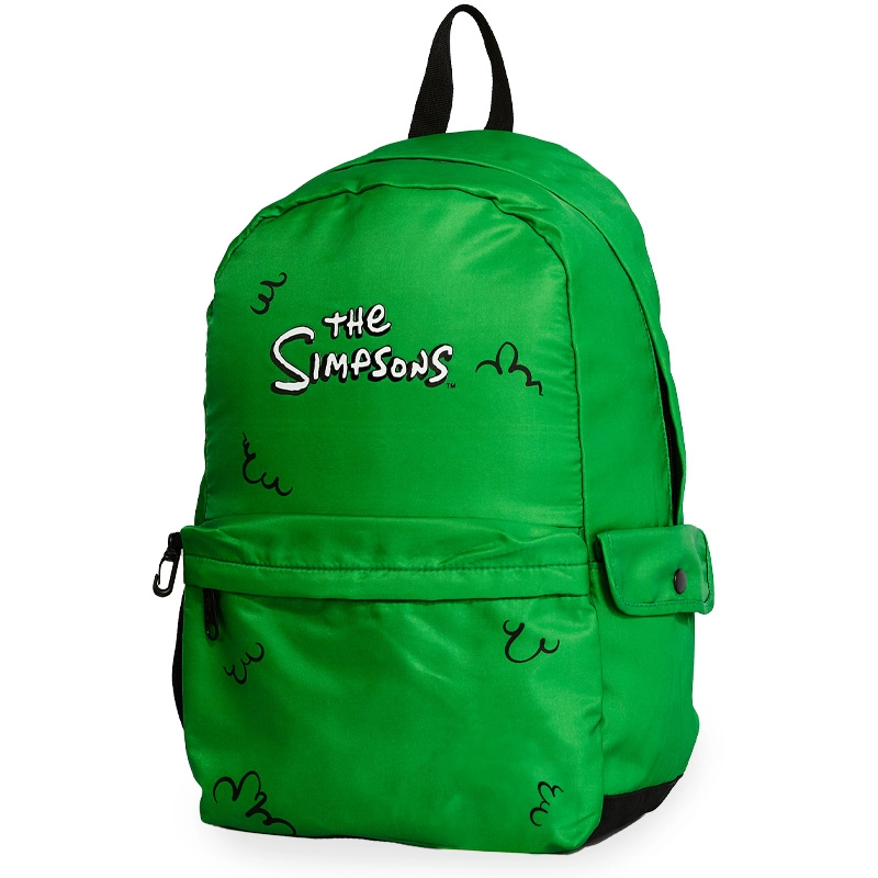 MOCHILA  DE ESPALDA 18* SIMPSONS GREEN