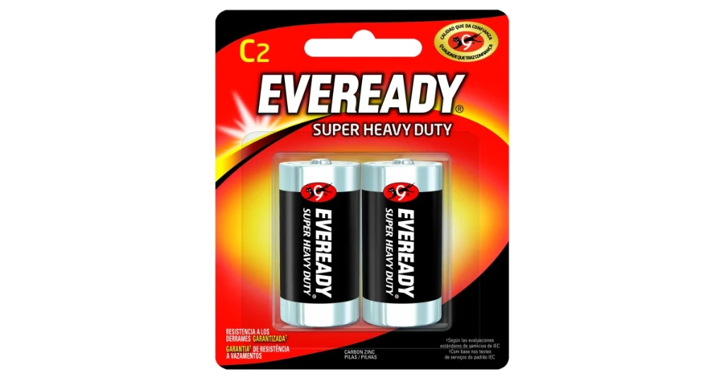 PILA EVEREADY  MEDIANA C-2  x 2 unid.