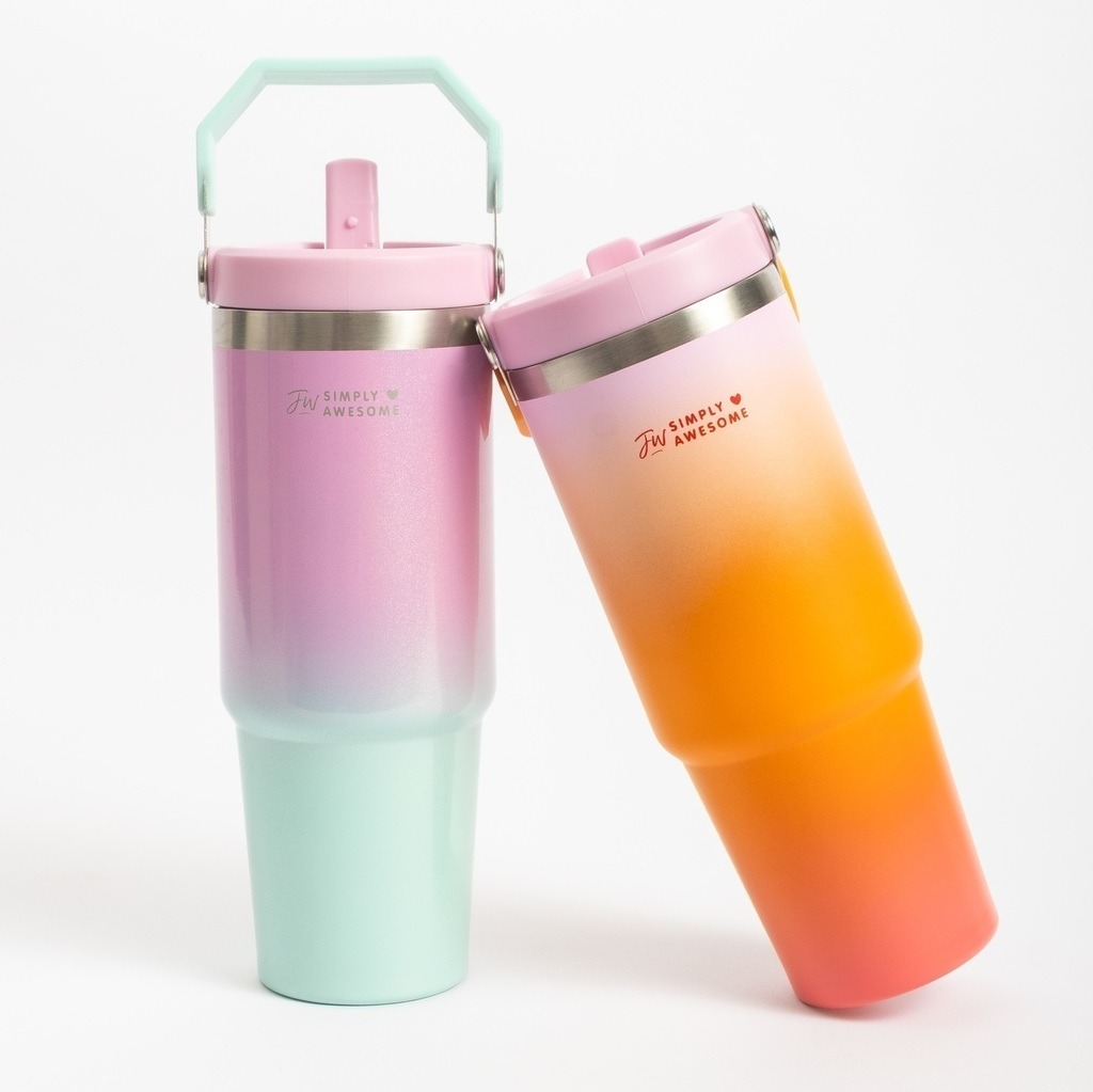 VASO 887ml.C/TAPAyPICO TERMICO COLORBLOCK