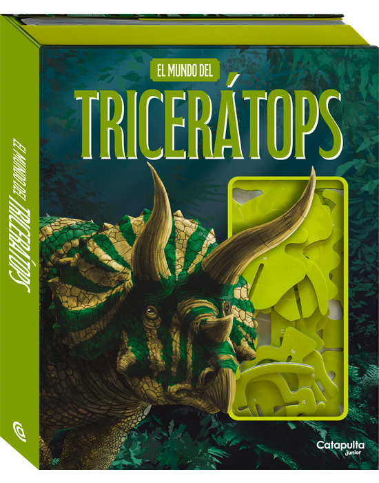 COL.EL MUNDO DE LOS TRICERATOPS+ESQUELETO