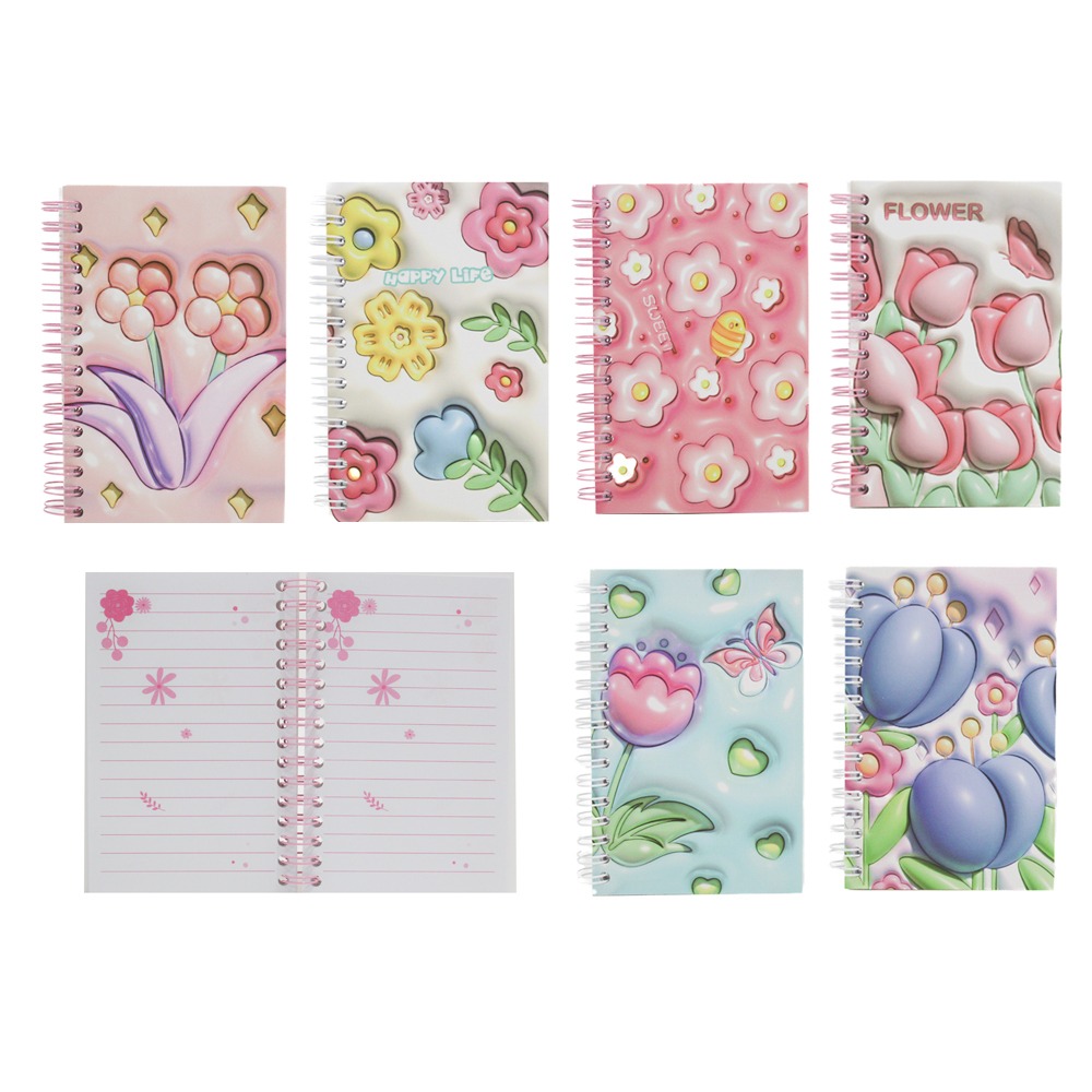 LIBRETA A6 C/ESP. CON DISEÑO 3D