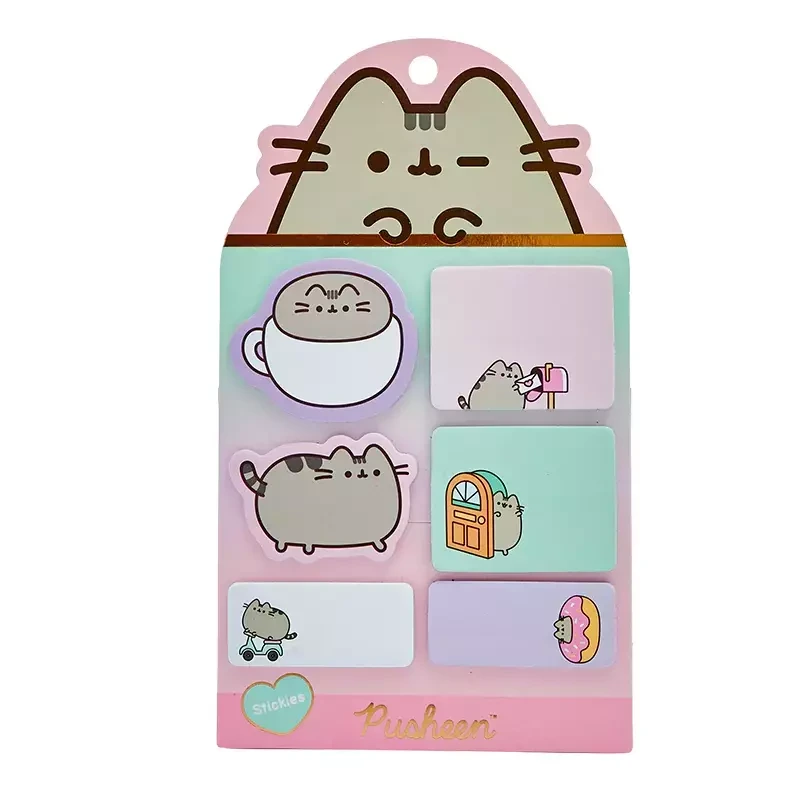 SET DE NOTAS STICKER PUSHEEN  MOOVING 
