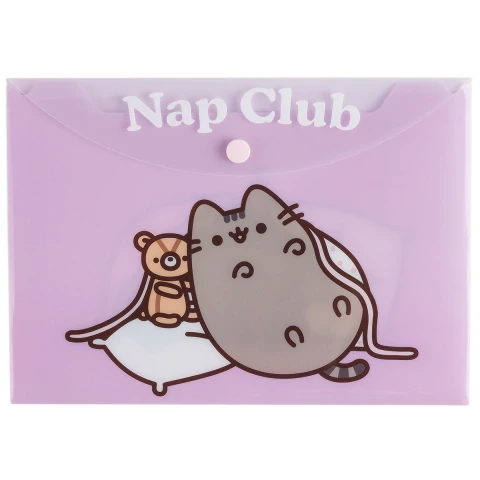 SOBRE PVC A5  C/BROCHE HORIZ.PUSHEEN