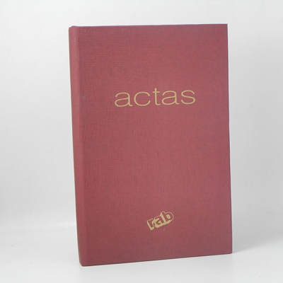 LIBRO ACTA CLOCHETTE 3 MANOS RAB