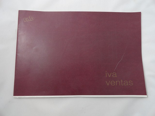 LIBRO IVA VENTAS 38x26cm.48pag.T/FLEX.RAB