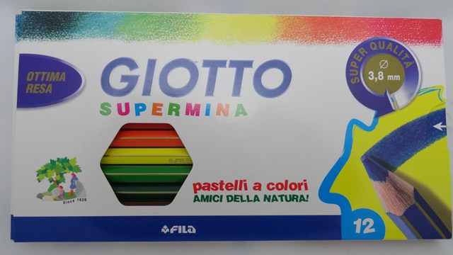 LAP.COLORESx12u.LARGOS SUPERMINA GIOTTO